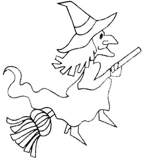 halloween craft templates | Free Halloween Witch Template 1 FreeCraftUnlimited.com Witch Template, Halloween Craft Templates, Moldes Halloween, Halloween Templates, Halloween Coloring Book, Adornos Halloween, Halloween Silhouettes, A Broom, Kid Craft