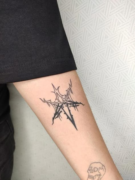 Tattoos In Other Languages, Bmth Tattoo, Cyberciligism Tattoo, Emo Tattoos, Crazy Tattoos, Tattoo Spots, Native Speaker, Metal Tattoo, Creepy Tattoos