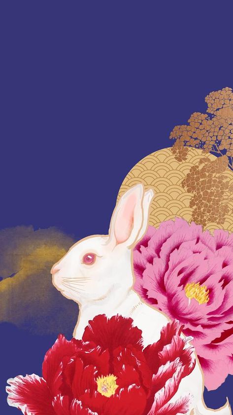 Events Wallpaper, Zodiac Phone Wallpaper, Chinese Fireworks, Chinese New Year Rabbit, New Year Background Images, Rabbit 2023, Chinese New Year Background, Chinese Background, Rabbit Wallpaper