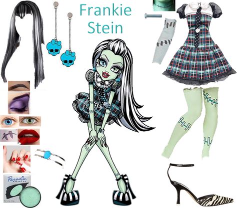 #MonsterHigh #FrankieStein #Cosplay #Outfits Frankie Stein Cosplay, Stein Cosplay, Dti Characters, Cosplay Clothes, Frankie Stein, Cosplay Outfits, Monster High, Halloween Costumes, Halloween