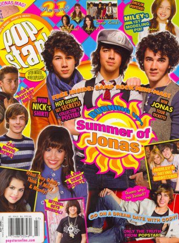 Pop Star, July 2008 Issue by Editors of POP STAR Magazine Cody Linley, Jason Dolley, 2000 Aesthetic, Ryan Sheckler, Selena Gomez Hair, Retro Magazine, Jesse Mccartney, Camp Rock, Star Magazine