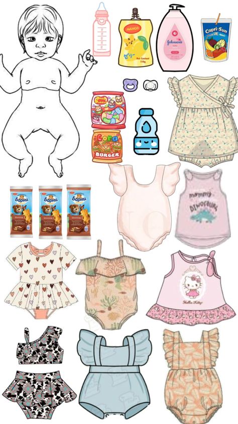 Papel Duck, Free Printable Paper Dolls, Paper Doll Printable Templates, Pink Wallpaper Hello Kitty, Hello Kitty Colouring Pages, Diy Crafts Bookmarks, Paper Dolls Clothing, Papel Vintage, Paper Dolls Diy