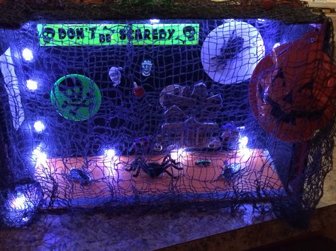 Haunted Halloween shoe box Diaroma Ideas, Box Ideas For Kids, Shoe Box Crafts, 3 Birthday, Box Crafts, Halloween Shoes, Haunted Halloween, Ideas Halloween, 3rd Birthday Parties