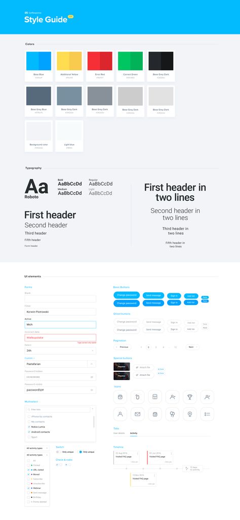 Stylesheet Ui Style Guide, Style Guide Ui, Web Style Guide, Framework Design, Ui Design Dashboard, Wireframe Design, Style Guide Design, Style Web, Style Sheet