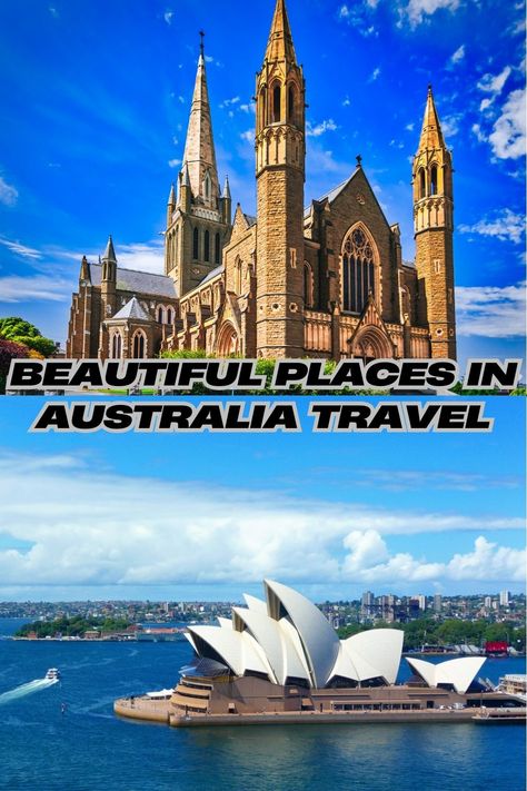 Discover the most popular places to travel in this stunning country, from the iconic Sydney Opera House to the Great Barrier Reef. Whether you're looking for adventure, relaxation, or cultural experiences, Australia has something for everyone. Explore the vibrant cities, pristine beaches, and unique wildlife in one of the most beautiful countries in the world! Don’t miss out on these must-see destinations when you travel to Australia. Travel To Australia, Popular Places, Beautiful Countries, Australia Travel Guide, The Great Barrier Reef, Countries In The World, Travel Australia, Cultural Experience, Great Barrier Reef