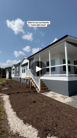 86K views · 2.5K reactions | Show-stopping farmhouse with 9 ft. ceilings, a porch, and a pantry 🤩 #ClaytonHomes #manufacturedhomes #mobilehomes #modularhomes #hometour #housetour #prefabhouse #doublewide #farmhousedecor #farmhousestyle #porchgoals #farmhousekitchen #mobilehomesforsale | Clayton Manufactured Homes Farmhouse, Clayton Homes Modular Farmhouse, Farmhouse Manufactured Home, 9 Ft Ceilings, Homes Styles, Homes Farmhouse, Clayton Homes, Mobile Homes For Sale, Manufactured Homes