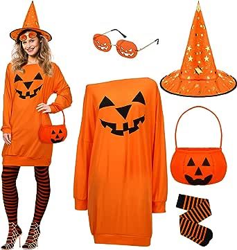 Halloween Pumpkin Costume for Women Pumpkin Costume Accessories for Adult Cosplay Party Halloween women's costume is ideal for Halloween parties and adds a splash of color with classic Halloween elements; You can also wear for other occasions such as Christmas Eve, birthday parties, stage shows, fancy dress parties, role play, pumpkin themed parties, animal themed parties, Halloween fancy dress parties #ad Cute Halloween costumes mermaid man and barnacle boy costume witch outfit Wood elf costume Adult Pumpkin Costume, Halloween Pumpkin Costume, Easy Halloween Costumes For Women, Pumpkin Bag, Felt Bags, Costume For Women, Pumpkin Costume, Masquerade Costumes, Witch Outfit