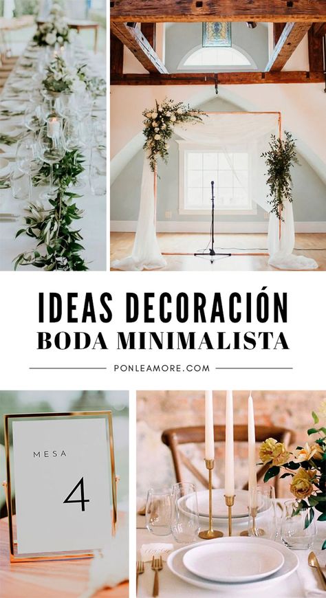 Decoración Boda Minimalista Natural Wedding Decor, Boda Diy, Boda Ideas, Nature Wedding, Wedding Deco, Event Planner, Save The Date, Wedding Decor, Wedding Decorations