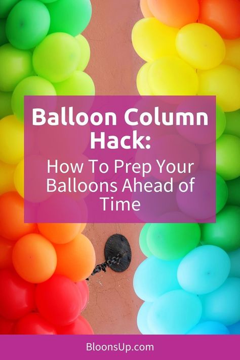 Ready to take your balloon decor to new heights? Master the art of prepping balloons beforehand for a flawless balloon column. Learn how to make your balloon design pop, and discover the secrets to making your columns last all party long. Get ready to elevate your parties with our expert tips. How To Make A Balloon Column Stand, Balloon Stands Columns Diy, How To Make A Balloon Column Diy, Three Color Balloon Column, Balloons Columns Ideas, Balloon Poles Diy, Balloon Column Topper Ideas, How To Balloon Columns, Creative Balloon Ideas