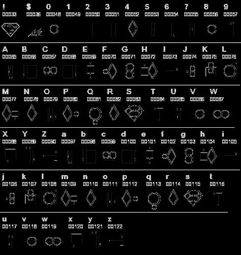 Kryptonian Alphabet Kryptonian Alphabet, Kryptonian Symbols, Reign, Superman, Alphabet