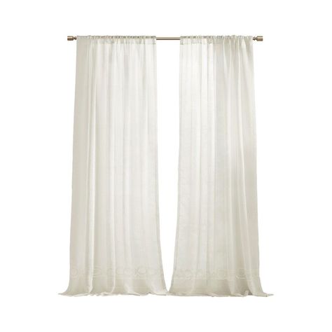 Blackout curtains White Curtains Target, White Linen Drapes, Shear Curtains, Diy Blackout Curtains, Sheer White Curtains, Off White Curtains, Blackout Curtains Living Room, White Curtains Bedroom, Curtains And Shades