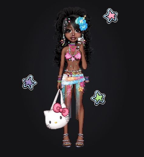 Gyaru Everskies Outfit, Everskies Gyaru Outfits, Everskies Gyaru, Gyaru Stickers, Gyaru Everskies, Best Dress Up Games, Gyaru Aesthetic, Aaliyah Style, Imvu Outfits Ideas Cute