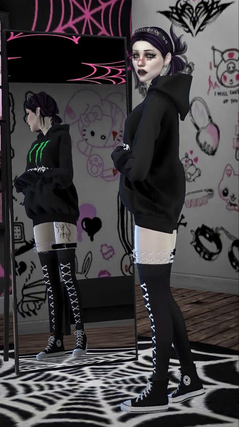 Silly People, Ts4 Mods, Cc Sims4, Y2k Girl, Emo Outfits, Sims 4 Clothing, Sims Mods, Emo Boys, Sims 4 Cc