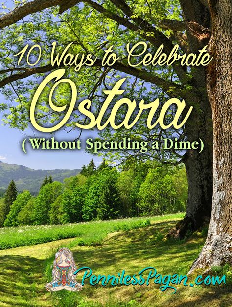 Penniless Pagan: Ten Ways to Celebrate Ostara (The Spring Equinox) Without Spending a Dime Celebrate Ostara, Ostara Ritual, Wiccan Rituals, Pagan Spirituality, Vernal Equinox, Pagan Witch, Spring Celebration, Spring Equinox, Beltane