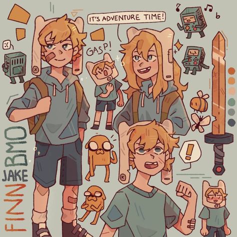 Adventure Time Style, Adveture Time, Adventure Time Comics, Come Along With Me, Adventure Time Cartoon, What Time Is It, Adventure Time Finn, Finn The Human, Human Drawing