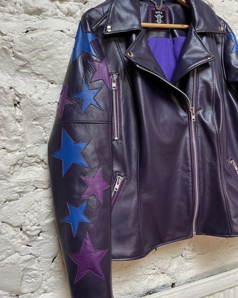 Swipe for your custom leather jacket thirst traps ⛓️ 1. Devine colours 2. Chain deets 3. A pink dream 4. A custom Gwen 5. You are magic 6. Starry eyed 7. Beetlejuice 8. Mrs Redders’ jnr! 9. Black beauty Which one has caught your eye, I’d love to know? #customleatherjacket #paintedleatherjacket #luxerebelleatherco #smallfashionbrand Colorful Leather Jacket, Painted Leather Jacket, Custom Leather Jackets, Leather Jacket Outfit, Starry Eyed, Maria Callas, Jacket Outfit, Non Binary, Beetlejuice