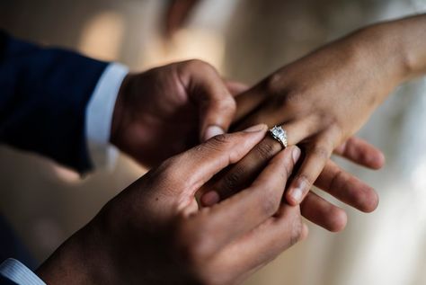 Photo groom put on wedding ring bride ha... | Premium Photo #Freepik #photo #couple-ring #newlyweds #bride-groom #wedding-people Ring Movie, Wedding Photography Guide, Bride Ring, Wedding Ceremony Script, Wedding Script, Wedding Ceremony Ideas, Movie Quote, Wedding Dress Pictures, Wedding Forward