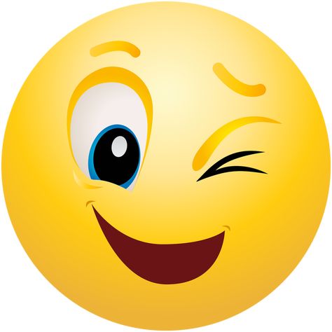 Wink Emoji, Emoji Background, Winking Emoji, Animated Emojis, Emoji Clipart, Mystery Word, Smile Icon, Icon Emoji, Emoji Drawings