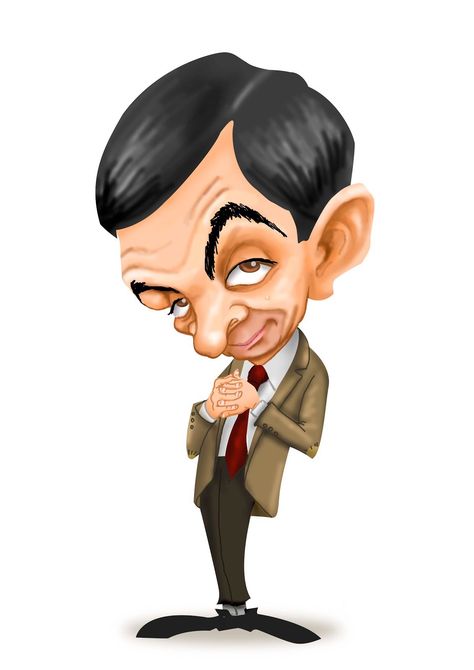 Mr. Bean Mr Bean Tattoo, Mr Bean Caricature, Bean Tattoo, Bean Photography, Rowan Atkinson, Word Press, Chinese Book, Food Drawings, Mr Bean