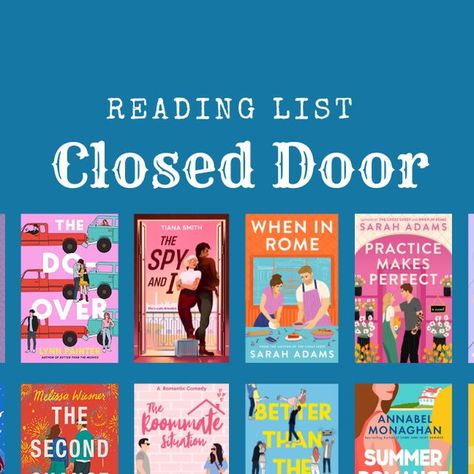 Kate Keune on Instagram: "If you're a fan of closed-door romance novels, I've compiled a list of my favorite books that feature all the smolder but keep the intimate scenes (mostly) behind closed doors. I hope this reading list will help those who are looking for new closed-door romance novels discover some wonderful ones. If you find a new one from this list or have a recommendation for me, I'd love to hear it! (Also, I provide the spice level of every romance novel I read, so follow along if you want more updates!)   ❓What's something you are looking forward to in the coming weeks?  #bookstagram #bookrecomendations #closeddoor #closeddoorromance #romancebooks" No Spice Romance Books, Enemies To Lovers Books No Spice, Closed Door Romance Books, Enemy's To Lovers Books, Clean Romance Novels, Spicy Romantasy Book Recommendations, Clean Romance Books, Romcom Books, Fiction Books Worth Reading