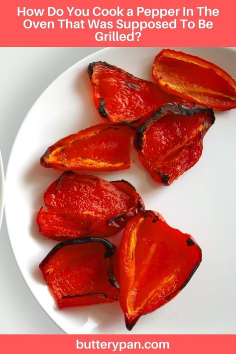 How do you cook a pepper in the oven that was supposed to be grilled? Preheat the oven to 450 degrees F, line bell peppers on the rimmed baking sheet lined with parchment paper, drizzle the peppers with olive oil, season with salt and pepper, and roast for 20 minutes or until soft. You can turn the peppers once halfway through the cooking time. Bell Peppers, Parchment Paper, Baking Sheet, The Oven, Cooking Time, Stuffed Bell Peppers, Peppers, Salt And Pepper, Olive Oil