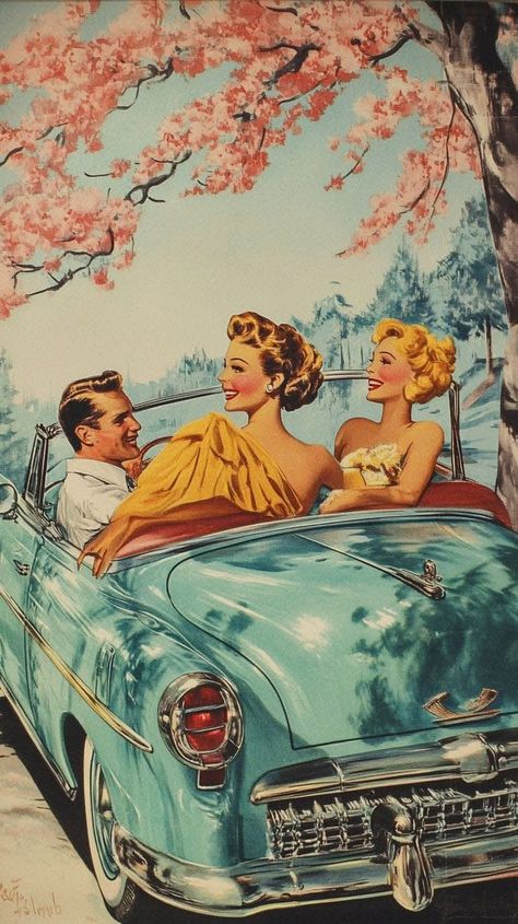 1950s Posters, Vintage Pin Up Art, 1960s Aesthetic, Travel Elements, 50s Art, Royal Navy Ships, Retro 2, Vintage Car Ads, Journal Travel