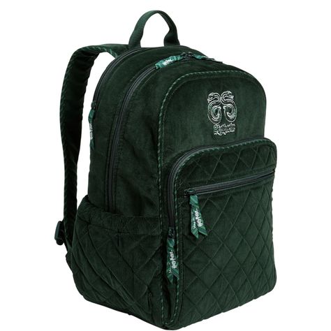 Vera Bradley Just Added Even More Items to Their Massive "Harry Potter" Collection Harry Potter Backpack, Malfoy Aesthetic, Narcissa Malfoy, Slytherin Fashion, Slytherin Crest, Harry Potter Friends, Harry Potter Glasses, Gothic Bag, Draco Malfoy Aesthetic