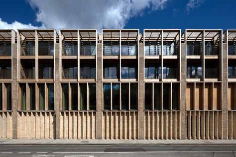 Cambridge College, Timber Pergola, Georgian Terrace, College Architecture, Lecture Theatre, Architecture Today, Exhibition Room, Entrance Lobby, New Staircase