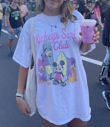 Mickey s Surf Club Disney Characters Shirt Outfit Easy 30 day return policy Disney Outfits Aesthetic, Aesthetic Disney Outfits, Disney Cruise Outfits, Disneyland Fits, Disneyland Aesthetic, Disney Character Shirts, Disney Outfits Women, Disney Fits, Theme Park Outfits