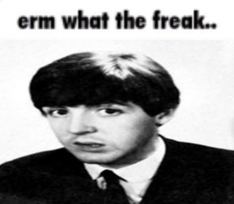 Silly Paul Mccartney, The Beatles Funny Pictures, Paul Mccartney Memes, Paul Mccartney Pfp, The Beatles Pfp, Paul Mccartney Funny, Paul Beatles, The Beatles Funny, Beatles Meme