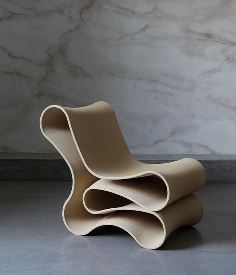 Futuristic Furniture Design Inspiration, Organic Design Furniture, Curvy Furniture Design, Futurism Furniture, Unique Chair Design Creative, Concept Furniture Design, Modern Chairs Design, Abstract Chair, Organic Seating