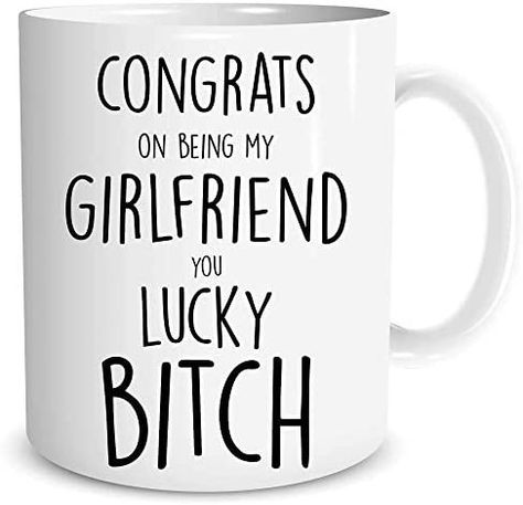 Buy Now Birthday Gifts For Lesbian Girlfriend, Girlfriend Humor, Me As A Girlfriend, Girlfriend Birthday, My Girlfriend, Valentine's Gift, Gift For Girlfriend, Funny Mugs, Girlfriend Gifts