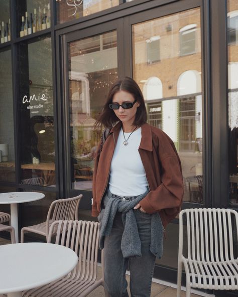 Wearing autumn🍂🍂🍂 Somehow blended in Suede jacket @christineproject_official @wconcept #wmuse #suedejacket #autumncolours Autumnal Outfits, Outfits Classic Style, Style Capsule Wardrobe, Outfit Minimal, Style Capsule, Neutral Outfits, Burgundy Nails, Transition Outfits, Neutral Style