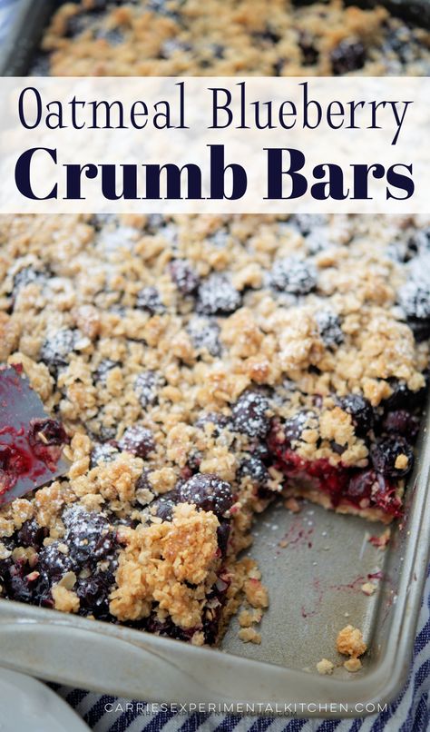 Oatmeal Casserole, Berry Crumble Bars, Blueberry Oat Bars, Lemon Blueberry Bars, Oatmeal Blueberry, Blueberry Crumb Bars, Blueberry Crumb Cake, Blueberry Bars, Brown Sugar Oatmeal