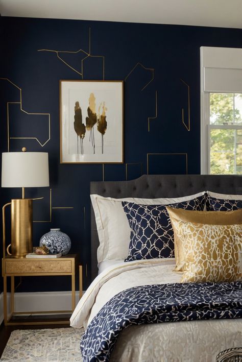 Get ready to transform your space with the luxurious drama of Benjamin Moore's Hale Navy. Find out how this bold accent color can elevate your home decor. #ad     #Colortrend #wallpaint2024  #color2024  #DIYpainting  ##DIYhomedecor  #Fixhome Color Palette Closet, Palette Closet, Alder Wood Kitchen Cabinets, Navy Blue Color Palette, Small Corner Cabinet, Walnut Wood Kitchen, Cherry Wood Kitchen Cabinets, Pine Kitchen Cabinets, Hale Navy Benjamin Moore