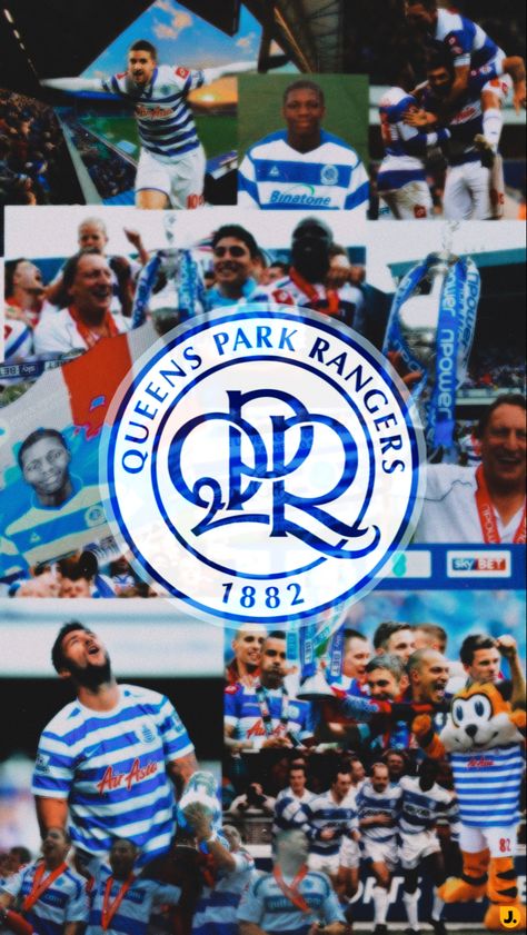 Qpr Wallpaper, England Background, Queens Park Rangers, Park Rangers, Football Wallpapers, Ted Lasso, Rangers Fc, Wallpaper Collage, Football Lovers