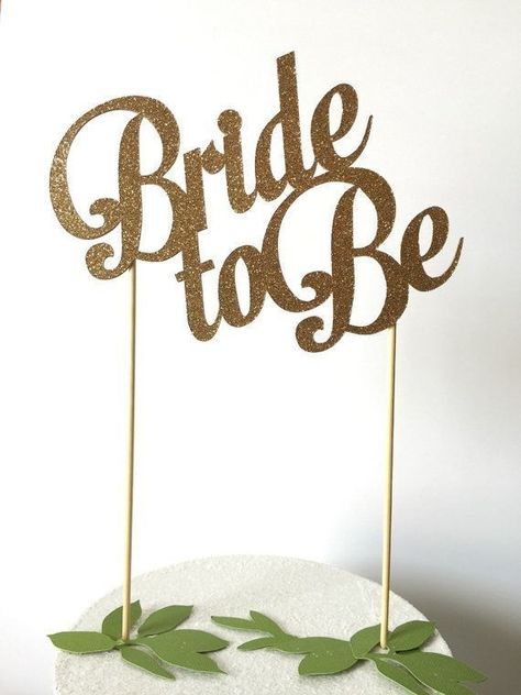 Bride To Be Cake Topper, Bride To Be Cake, Bridal Cake Topper, Bridal Shoots, Letters To The Bride, Pink Cake Toppers, Bridal Shower Cake Topper, Silhouette Cake Topper, Wedding In France