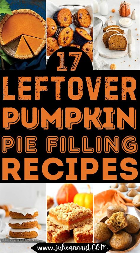 Pumpkin Pie Filling Recipes, Leftover Pumpkin Pie Filling, Leftover Pumpkin Pie, Pumpkin Pie Pancakes, Pumpkin Pie Ingredients, Pumpkin Pie Bars Recipe, Pie Fillings, Pie Bar Recipes, Pumpkin Cheesecake Recipes