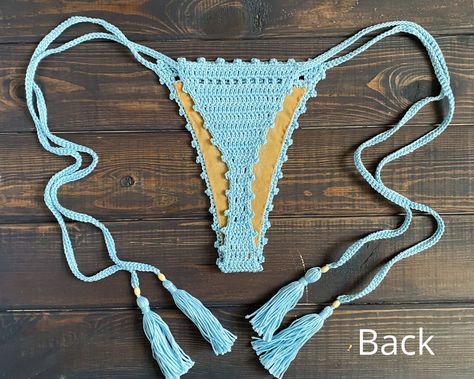 Crochet Thong Bikini Bottom Pattern PDF File on English for - Etsy Crochet Thong Pattern Free, Lace Swimsuit, Bikinis Crochet, Crochet Swimwear, Custom Crochet, Crochet Tank, Crochet Top Pattern, Crochet Chart, Crochet Basics