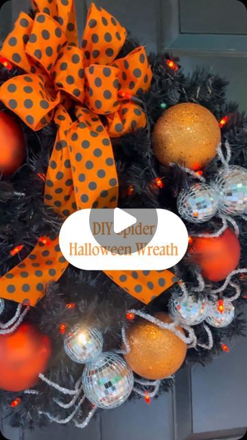 Kathryn Packard on Instagram: "Sharing how I made my DIY disco spider Halloween wreath. Comment SPIDER for all the links to be sent to your dms . Make sure to check your message requests folder if you aren’t following. Leila also wanted to help make the spiders and I caught a funny clip of her. She thought it was hilarious when I showed her. She didn’t know I was still recording. Hope you like the fun diy!  #diyhalloween #halloweenideas #diyhomedecor #halloweendecorations #halloweendiy #diydecor #spookyseason #halloweendecoration #halloweeniscoming" Spider Wreath Diy, Spider Wreath, Funny Clip, Spider Halloween, Message Request, Wreath Diy, Halloween Spider, Fun Diy, Diy Wreath