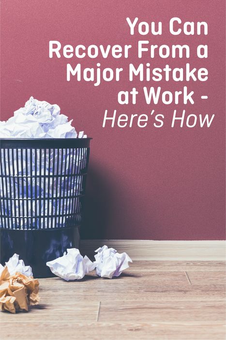 Every one of us makes mistakes at work. Let that sink in. Every single one of us! But mistakes don’t have to derail your career. In fact, a mistake can only defeat or define you if you allow it to. Making Mistakes At Work, Mistakes At Work, Mistake At Work, Mistake Quotes, Project Management Professional, We All Make Mistakes, Worst Case Scenario, Work Quotes, Sink In