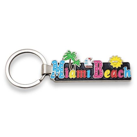 New! Miami Beach Keychain Key Ring Travel Tourist Souvenir Florida State City Metal was just added to eBay. Check it out! #eBay #eBaySeller Walkable Cities, Beach Keychain, Colorful Keychain, Walkable City, Florida State, Ebay Seller, Handbag Purse, Miami Beach, Key Ring