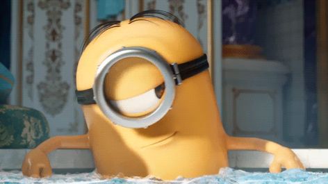 Animated Gifs #142 Minions Animation, Minion Gif, Despicable Me 3, Cute Minions, A Minion, Minions Despicable Me, Minion Quotes, Funny Minion Quotes, Minions Quotes