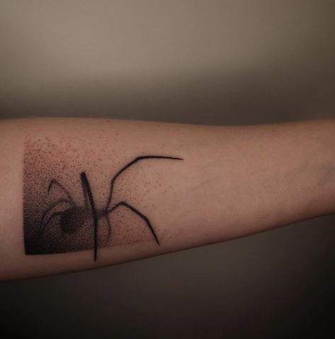 Spider tattoo | Mini tattoo | Minimal tattoo | Minimalism tattoo | Delicate tattoo | Fine Lines | Handpoke tattoo Spider Forearm Tattoo, Tattoo Mini, Tattoo Minimal, Handpoke Tattoo, Mini Tattoo, Spider Tattoo, Delicate Tattoo, Minimal Tattoo, Forearm Tattoo