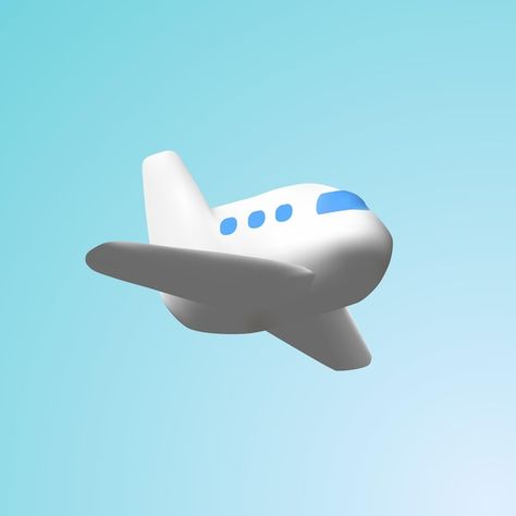 Plane 3d icon cartoon white passenger pl... | Premium Vector #Freepik #vector #3d-plane #aviation-background #flying-plane #aircraft Aviation Background, Plane 3d, Cartoon Plane, Plane Icon, Flying Plane, Ghost Tattoo, 3d Words, Toy Plane, Cute Stuff