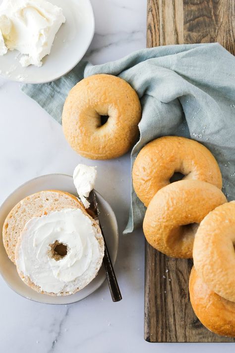 The Savory Celiac | Gluten-Free New York Style Bagels New York Style Bagels, Gluten Free Bagels, New York Bagel, Fresh Breakfast, Gluten Free Flour Blend, Gf Bread, Bagel Recipe, Breakfast Pastries, Gluten Free Dinner