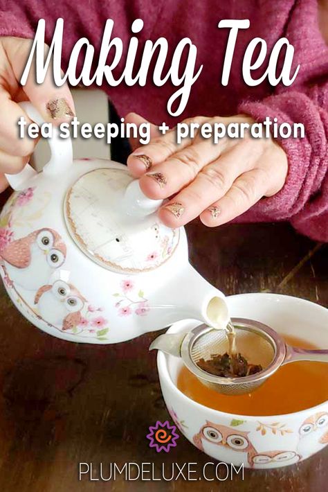 Learn all about making tea and how to get the best flavor out of your favorite blend. #howtomaketea #teamakingprocess #teamaking Making Tea, Make Tea, Perfect Cup Of Tea, Tea Party Food, Japanese Teapot, Porcelain Tea Set, Steeped Tea, Tea Drinkers, Porcelain Teapot