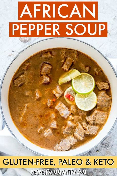 Pepper Soup African, Pepper Soup Recipe African, African Pepper Soup, Nigerian Pepper Soup, Pepper Soup Recipe, African Cooking, Pepper Soup, African Recipes, Nigerian Food