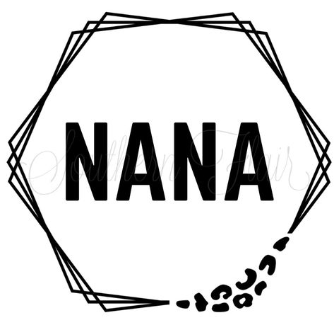 Nana SVG No physical item will be shipped. Nana Svg, Cool Stickers, Shirt Ideas, Car Decals, Drawing And Illustration, Digital Drawing, Drawing Illustrations, Christmas Gift, Cricut