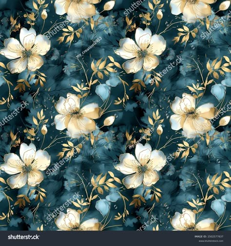 Beautiful Floral Seamless Pattern Abstract Stock Illustration 2502577637 | Shutterstock Digital Allover Design, Flowers Allover, Ajrakh Prints, Allover Design, Floral Seamless Pattern, Photo Wedding Invitations, Crop Image, Travel Logo, Saree Design